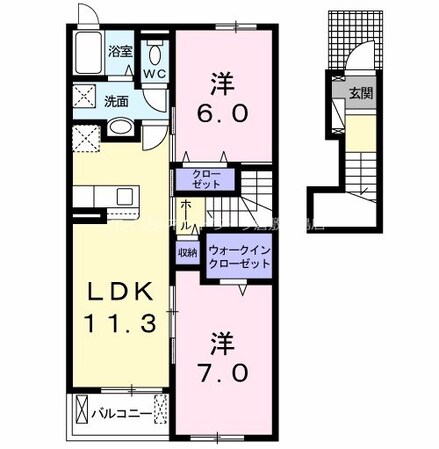 ＳＵＮ１６ヒロ　Ⅲの物件間取画像